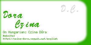 dora czina business card